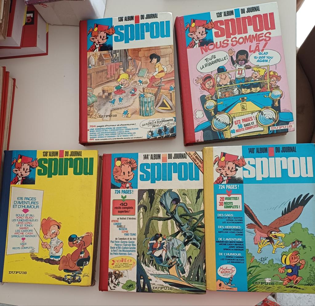 Franse spirou strip boeken., Boeken, Ophalen