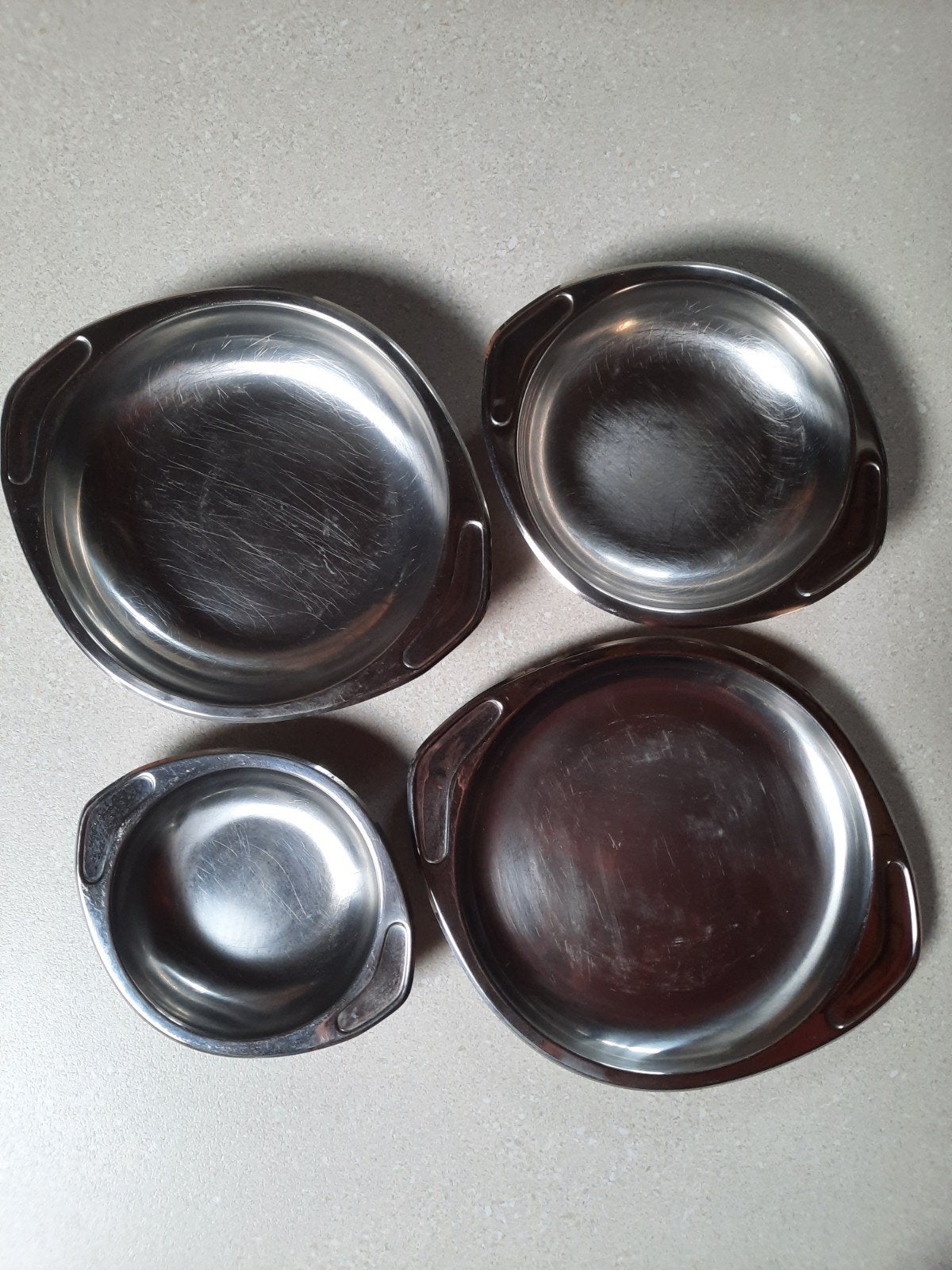 plateaux AMC en inox, Enlèvement