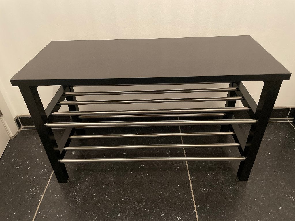 Schoenrek zwart (3 stuks of apart), Huis en Inrichting, Kasten | Schoenenrekken, Ophalen, Gebruikt