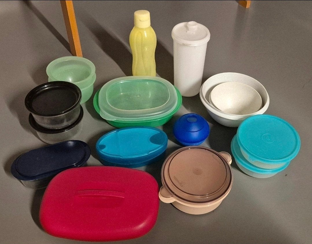 Grote Lot Tupperware – Bewaardozen, Schalen & Drinkfles, Maison & Meubles, Cuisine| Tupperware, Enlèvement ou Envoi, Utilisé