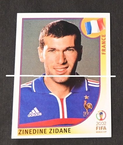 Coupe du monde Panini 2002/Zinedine Zidane/France, Envoi, Neuf, Affiche, Image ou Autocollant