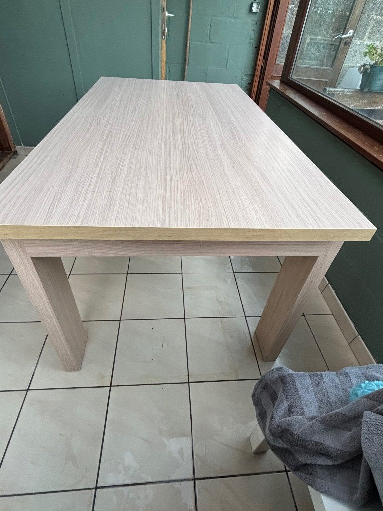 Table à manger, Quatre personnes, 150 à 200 cm, Bois, Enlèvement