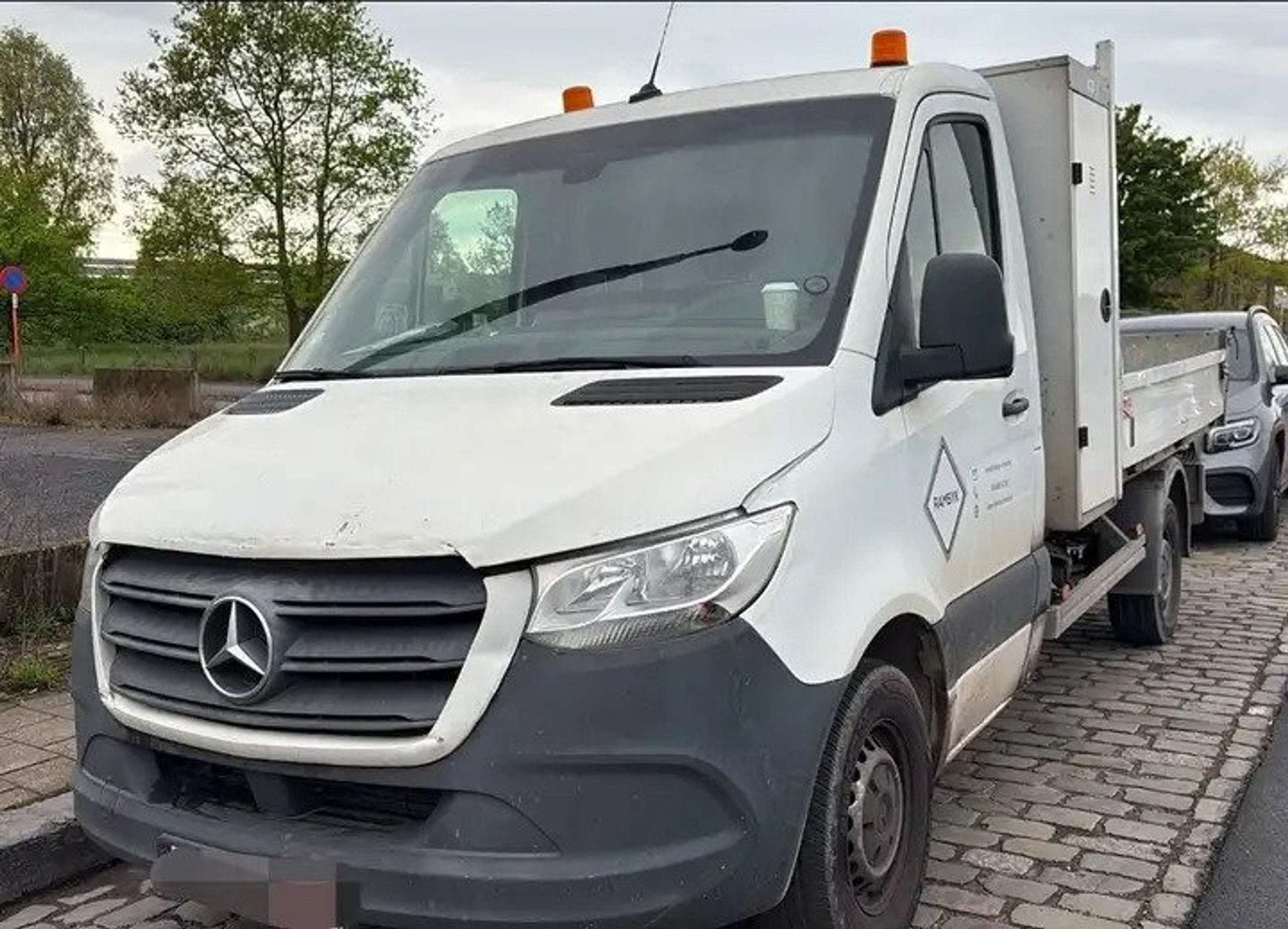 Mercedes-Benz 314 CDI Automatique bj. 2021 KIPPER 98000km, Auto's, Automaat, Gebruikt, Wit, Bedrijf