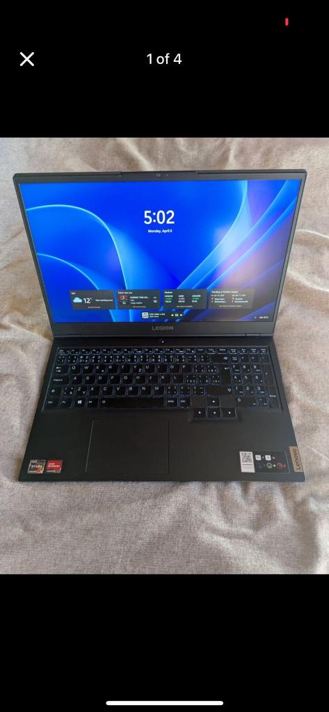 Lenovo Legion 5 ACH6A, Informatique & Logiciels, Ordinateurs portables Windows, Comme neuf, Enlèvement, Gaming, SSD