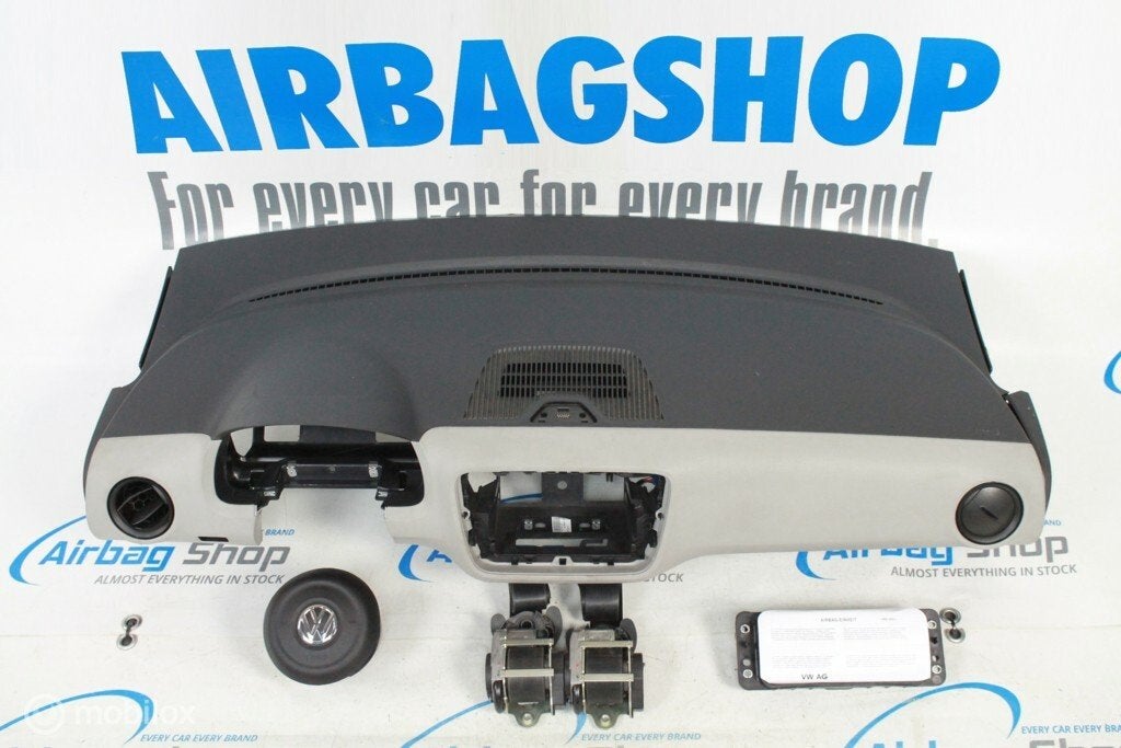 Airbag kit Tableau de bord noir/gris VW Up 2012-2016, Enlèvement ou Envoi, Utilisé