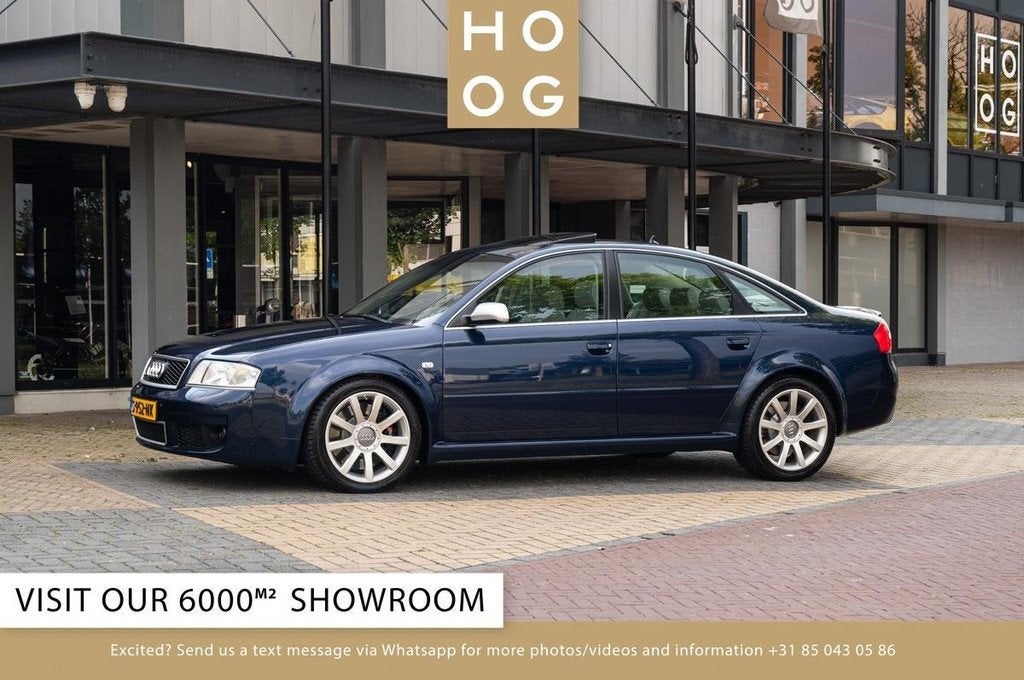 Audi RS6 C5 Quattro 4.2 V8 (bj 2004, automaat), 1800 kg, Gebruikt, 8 cilinders, Blauw