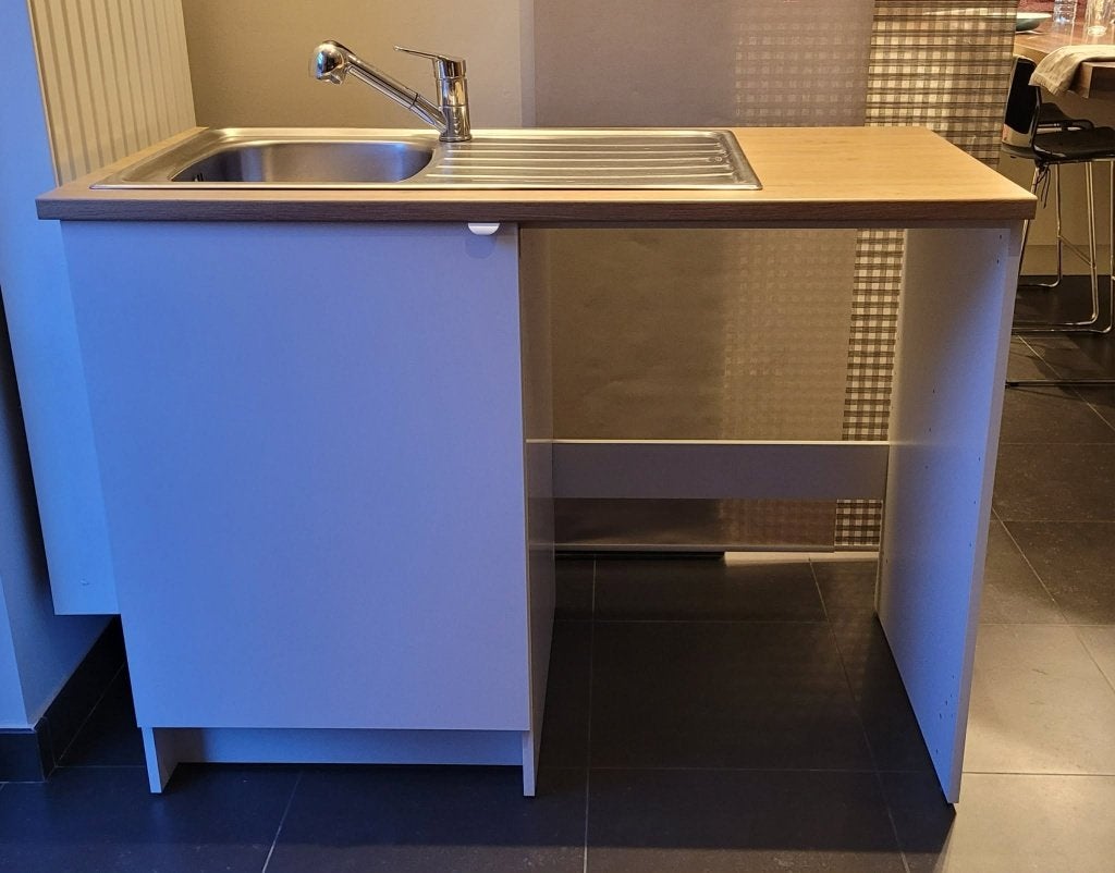 KNOXHULT Élément bas (porte+espace ouvert+évier+robinet), Moins de 100 cm, Comme neuf, 100 à 150 cm, Enlèvement