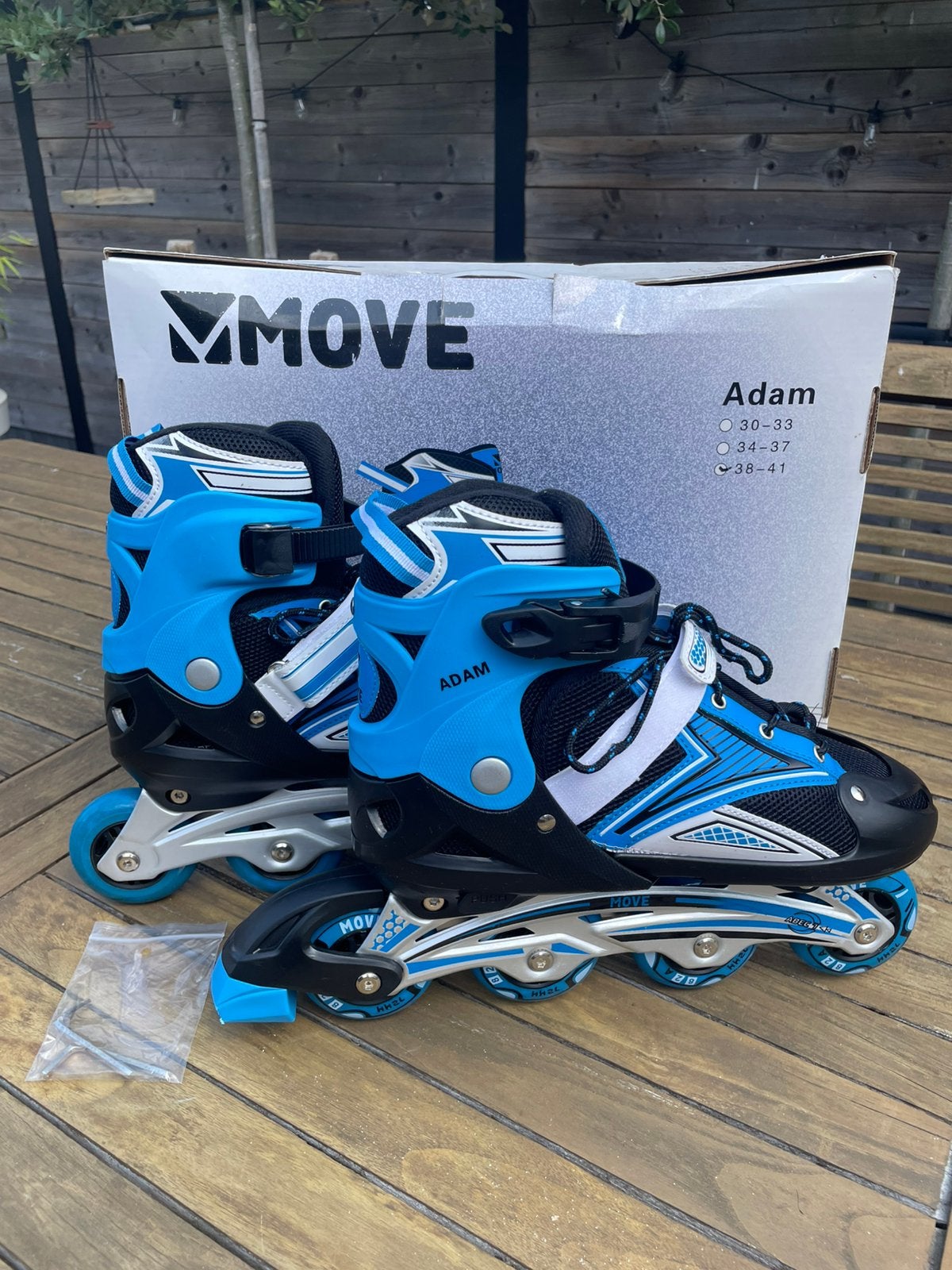 Move, inline skates Adam, maat 38-41, Ophalen of Verzenden, Zo goed als nieuw