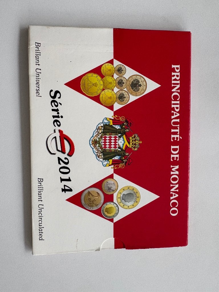 Monaco bu set 2014 volledige serie, Timbres & Monnaies, Enlèvement ou Envoi, Monaco, Autres valeurs, Série