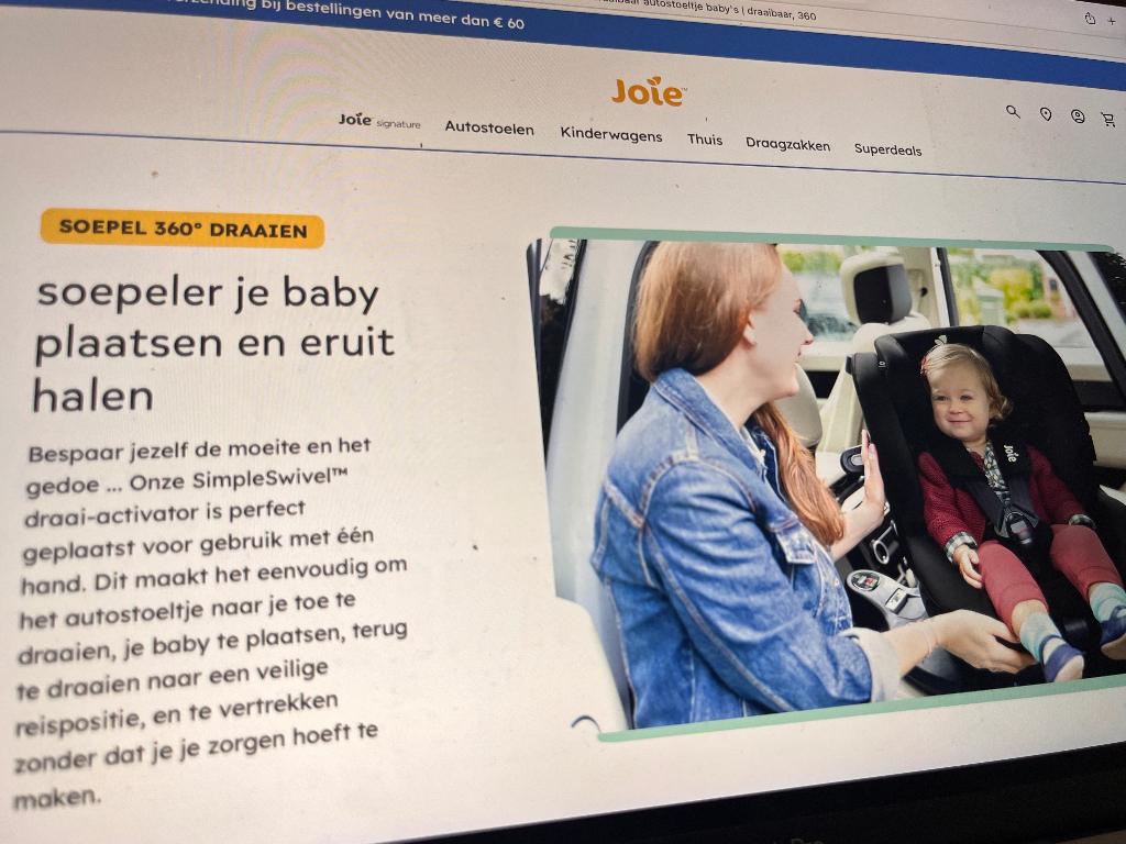 Siège auto pour enfants jusqu'à 18 kg - Spin 360, Autres marques, Mode veille, Comme neuf, Enlèvement