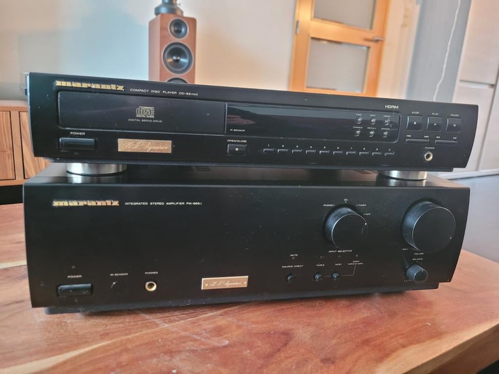 Marantz PM66SE KI (met defect) + bijhorende cd speler, TV, Hi-fi & Vidéo, Enlèvement
