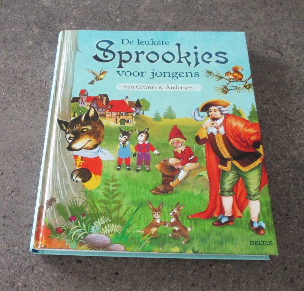 De leukste Sprookjes voor jongens - van Grimm & Andersen, Enlèvement ou Envoi, Neuf, Deltas, België-Nederland