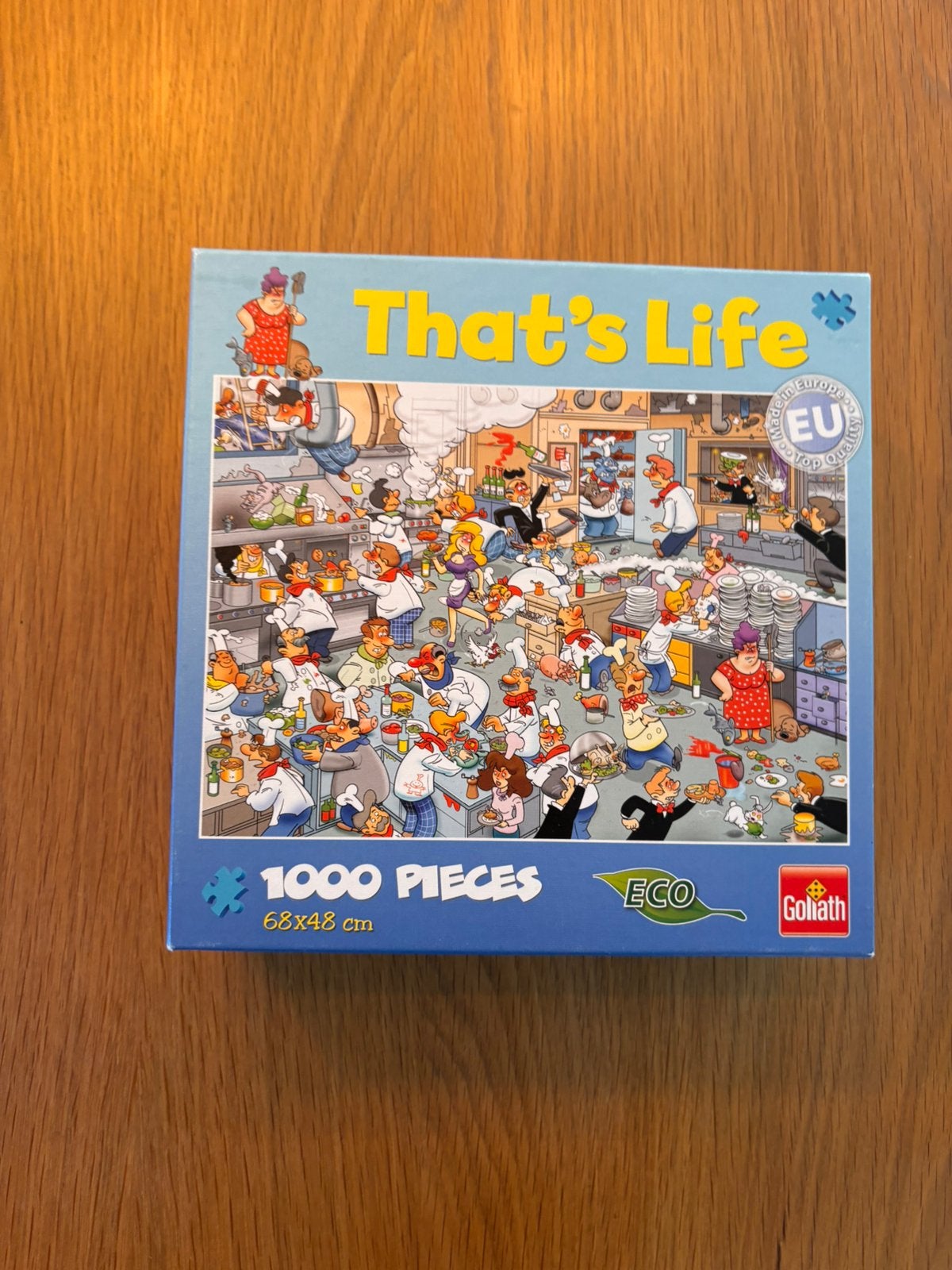 Goliath puzzel negen 1000 stukjes dat is het leven, Ophalen, Zo goed als nieuw, Legpuzzel
