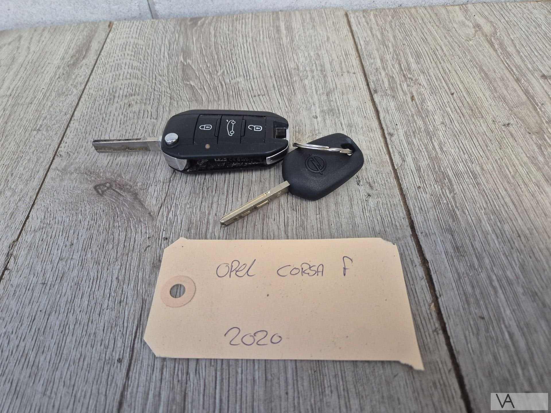 Sleutel set van 2 Opel Corsa F 2019 -2025 ideaal als reserve, Gebruikt, -, -, Opel