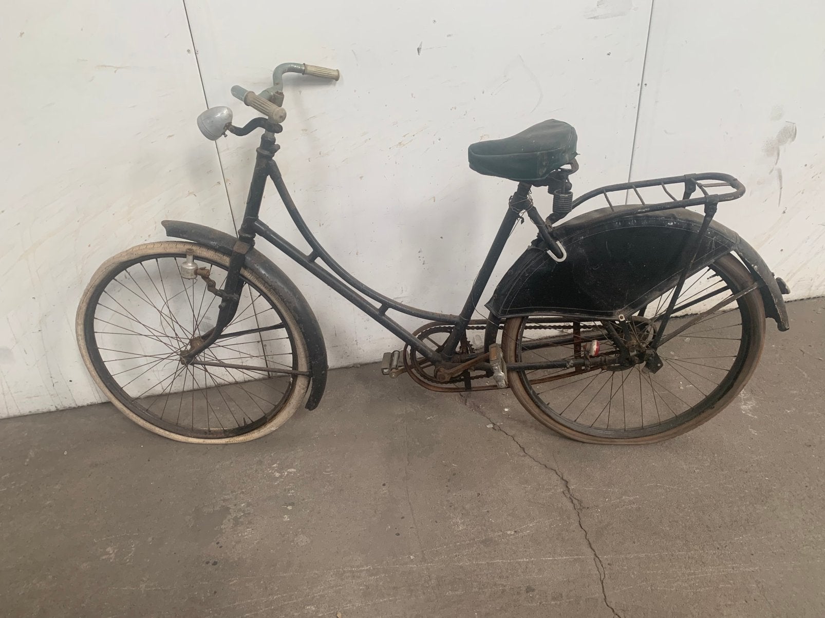 Oude fiets, Ophalen, Gebruikt