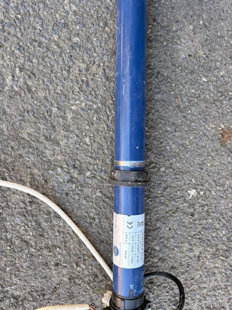 Rolluikmotor PMP, Doe-het-zelf en Bouw, Ophalen, Gebruikt, 100 tot 150 cm, Overige kleuren