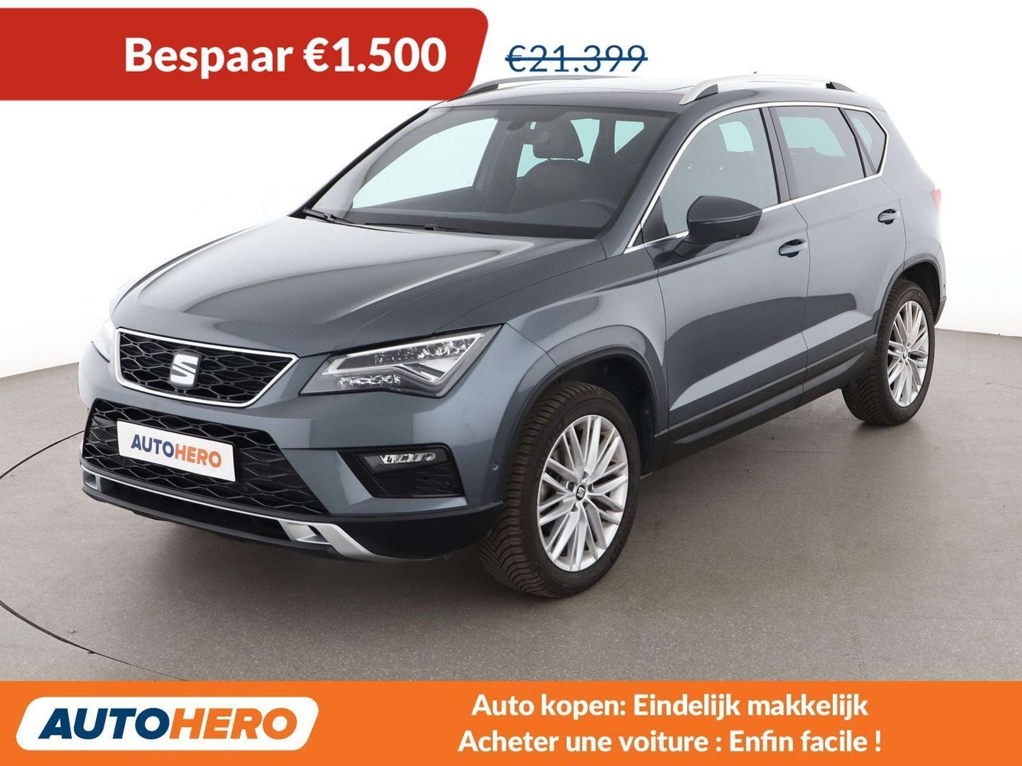 SEAT Ateca 1.5 TSI ACT Xcellence (automatique), Autos, Seat, Argent ou Gris, Achat, 5 portes, 5 places