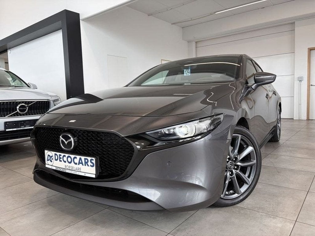 Mazda 3 Apple Carplay -Android Auto / Leder Memory Seats Me, Autos, Mazda, Argent ou Gris, Achat, Euro 6, Noir