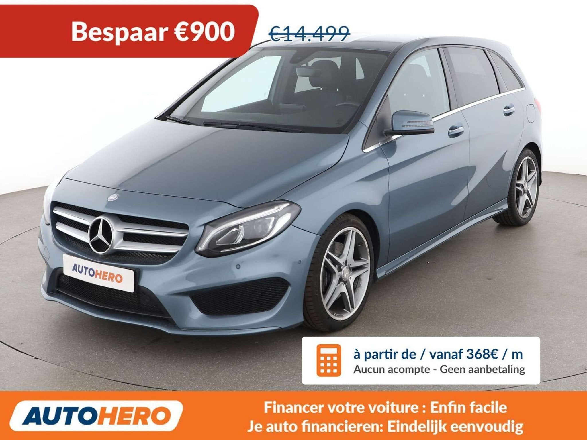 Mercedes-Benz B-Klasse 220 B 220 4Matic AMG Line (bj 2015), Auto's, Automaat, Gebruikt, 184 pk, 5 zetels