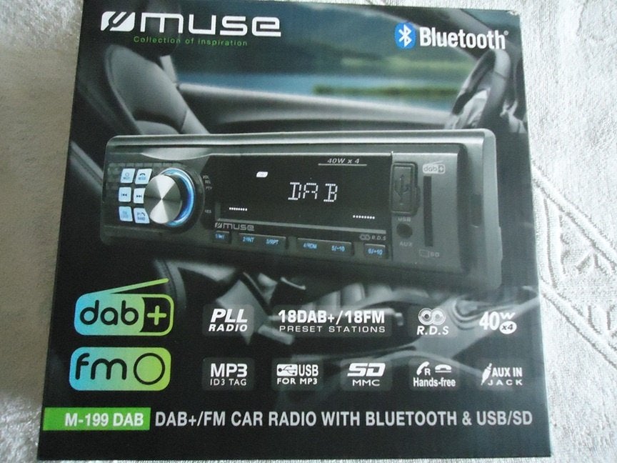 verkoop autoradio MUSE  M - 199 DAB +, Enlèvement, Comme neuf