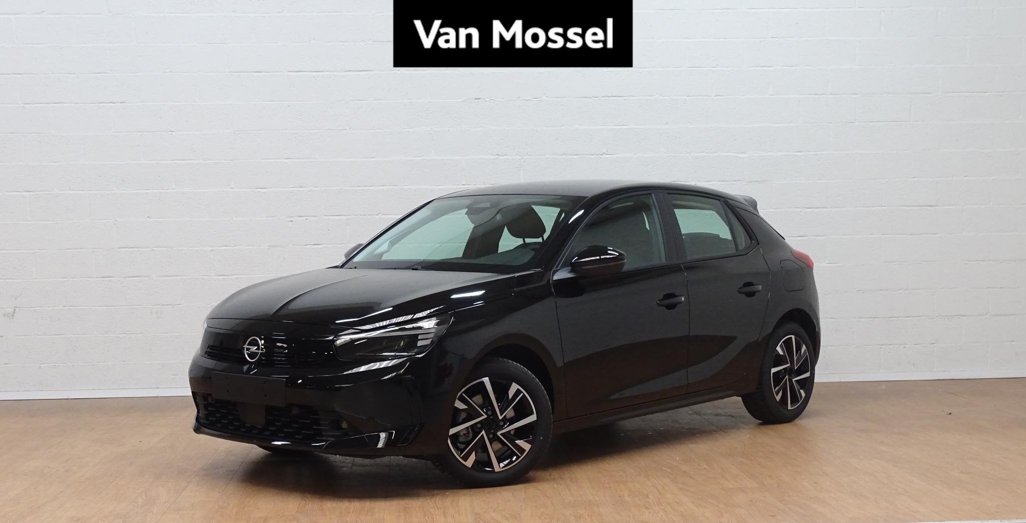 Opel Corsa 1.2 Turbo Hybrid 81kW eDTC Edition, Auto's, Stof, Gebruikt, 610 kg, Zwart
