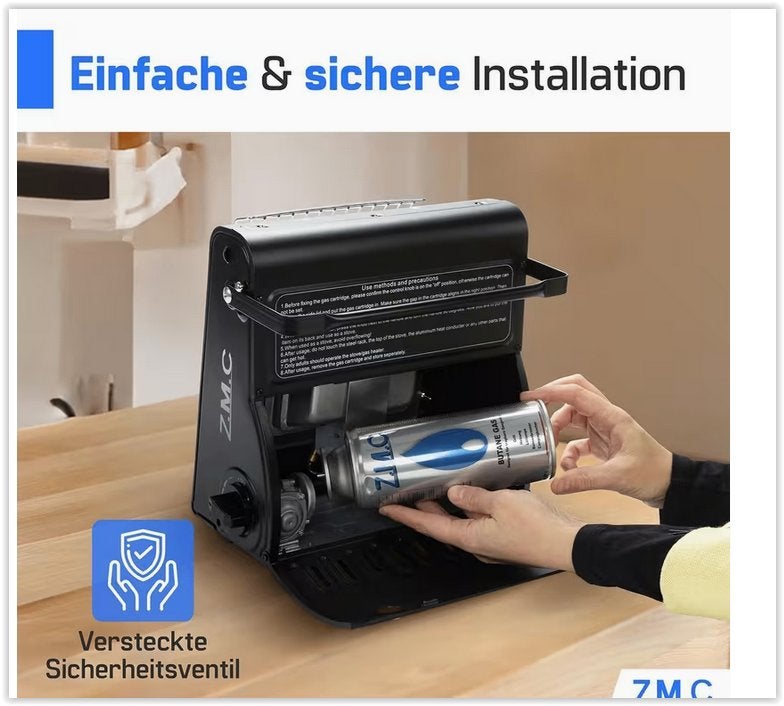 Réchaud et plaque de cuisson portables ZMC 2 en 1 avec, Caravanes & Camping, Outils de camping, Neuf, Enlèvement ou Envoi