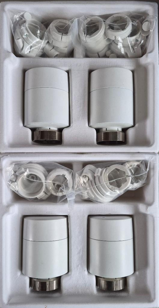 4x tado Slimme Radiatorknoppen - Quattro uitbreiding pack, Doe-het-zelf en Bouw, Thermostaten, Ophalen of Verzenden, Slimme thermostaat