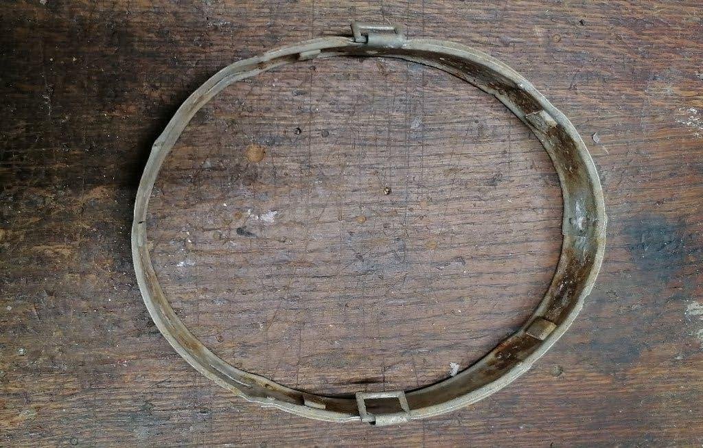 Cerclage casque Allemand WW2 1939, Envoi, Autres, Casque ou Béret