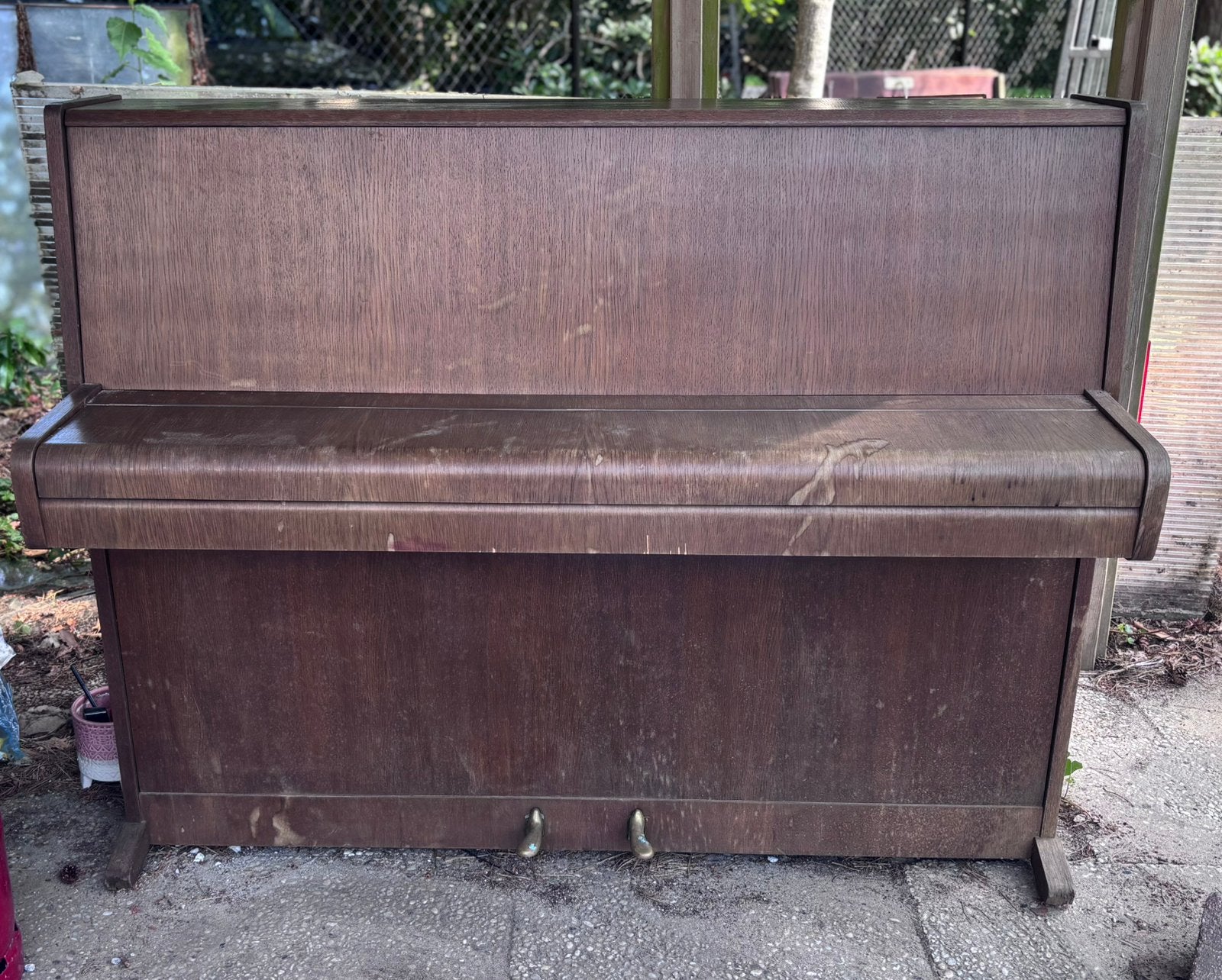 Piano, Muziek en Instrumenten, Piano's, Ophalen, Gebruikt, Bruin, Piano