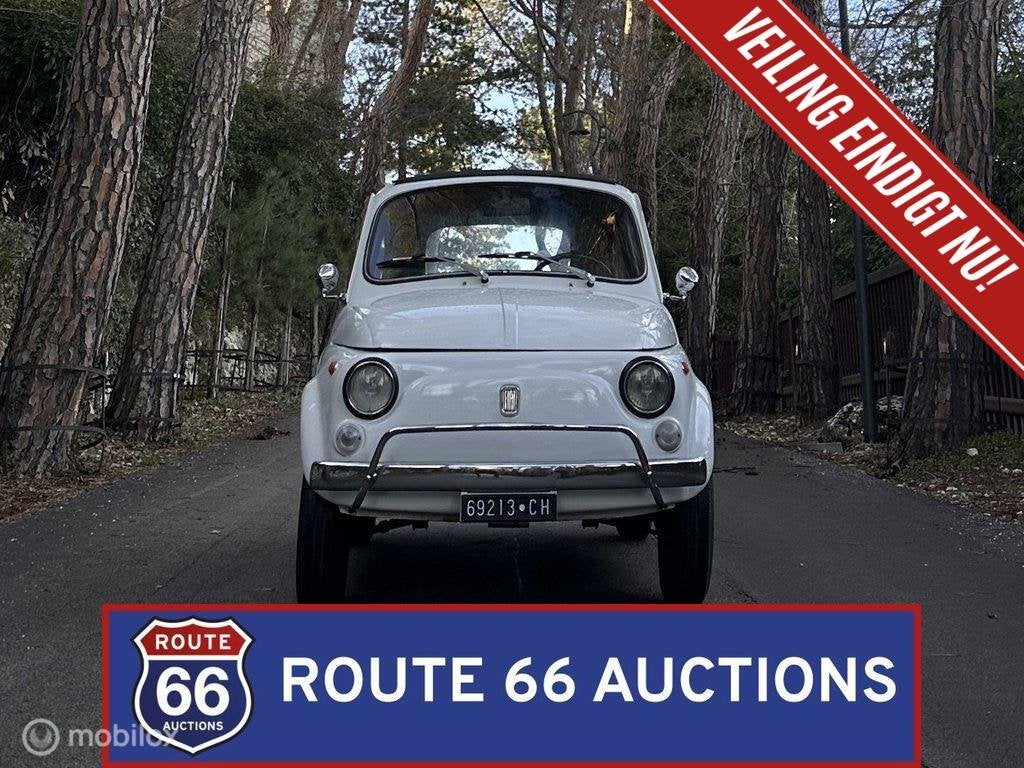 Fiat 500 L | 1969 | Route 66 Auctions, Achat, Entreprise, Boîte manuelle, Autre carrosserie