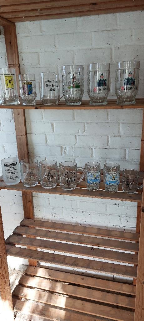 Bierpotten in glas, Ophalen of Verzenden, Gebruikt, Overige typen
