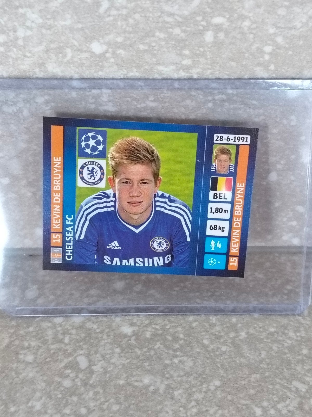 Panini sticker Champions League 2013-2014 Kevin De Bruyne, Ophalen of Verzenden, Sticker