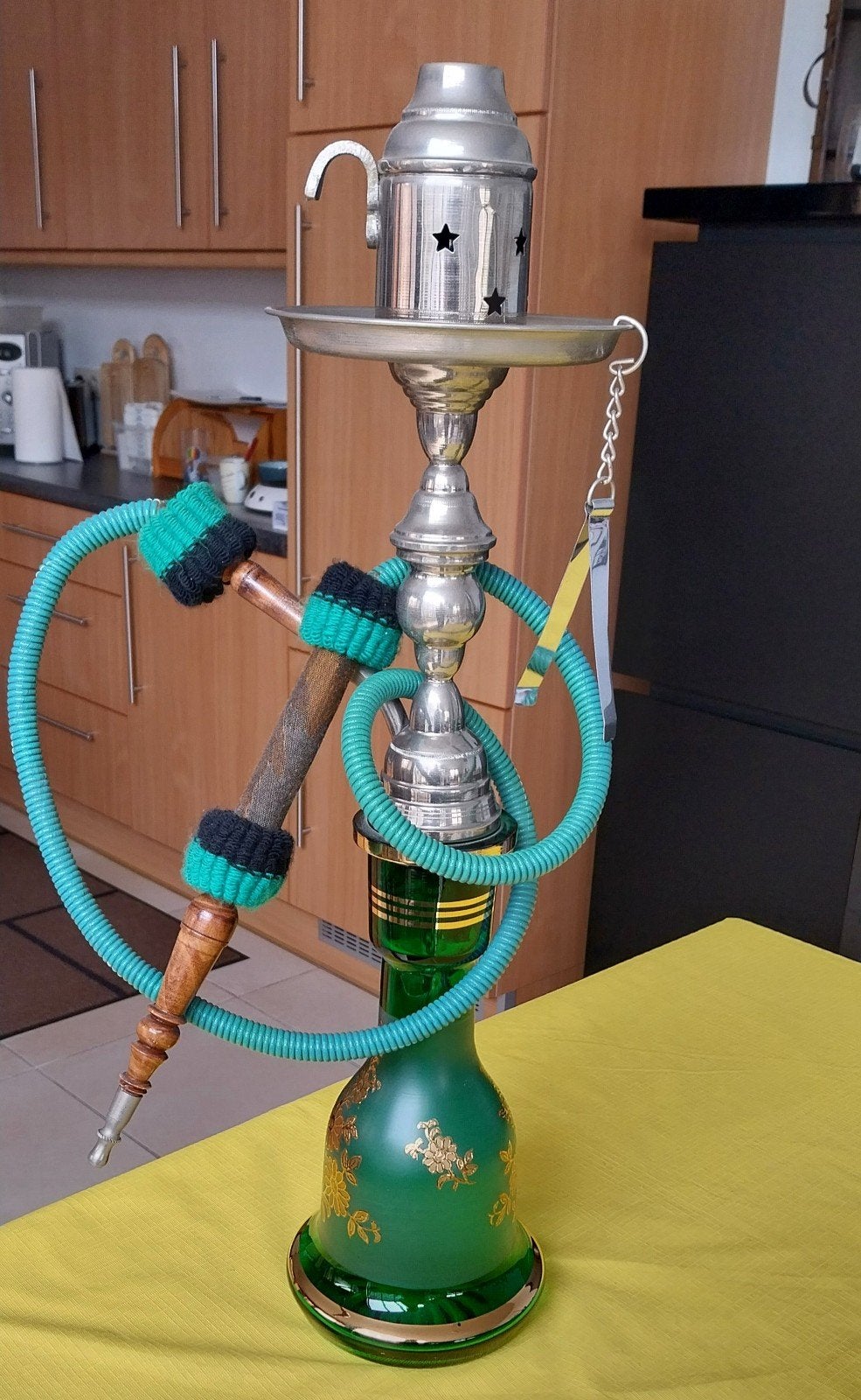 Waterpijp, Ophalen, (Water)pijp