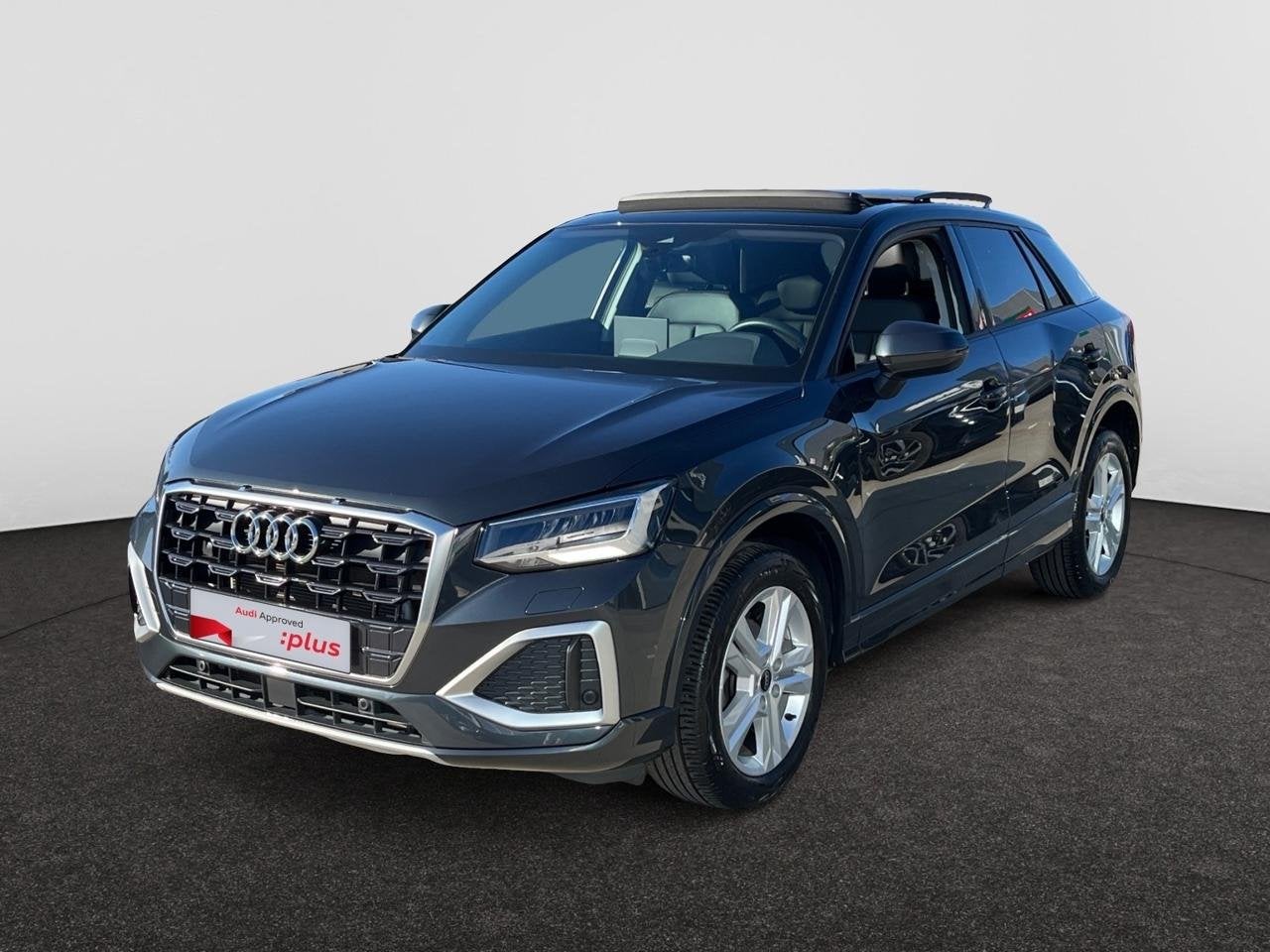 Audi Q2 PANODAK*AUTOMAAT*150PK*CARPLAY*CAMERA*GPS*FULL LED, Automaat, Q2, SUV of Terreinwagen, Zilver of Grijs