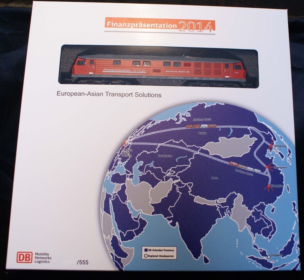 Märklin DB Finanzpräsentation 2014, Hobby en Vrije tijd, Modeltreinen | H0, Wisselstroom, Treinset, Nieuw, Ophalen of Verzenden