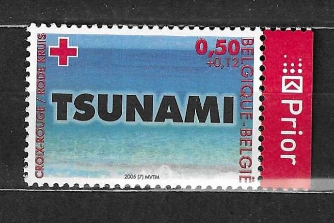 België OPC 3367 Rode Kruis Tsunami-Ramp **, Ophalen of Verzenden, Postfris, Postfris, Rode kruis