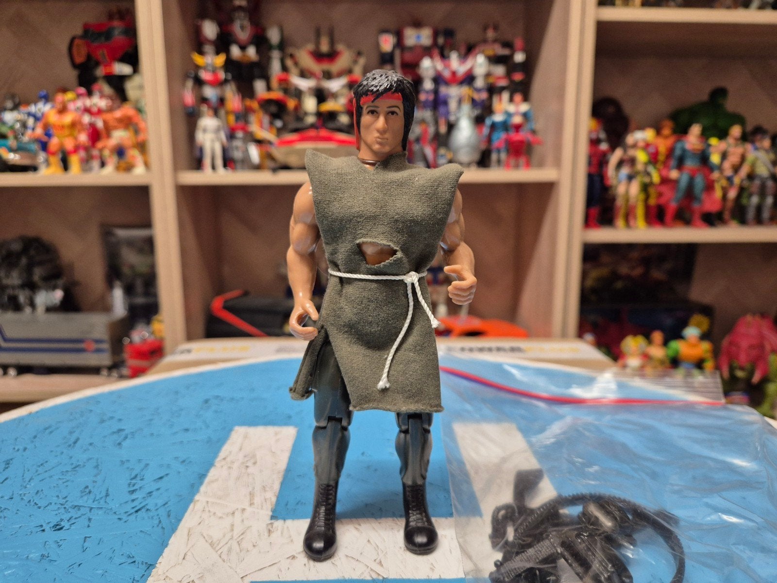 vintage rambo, Ophalen