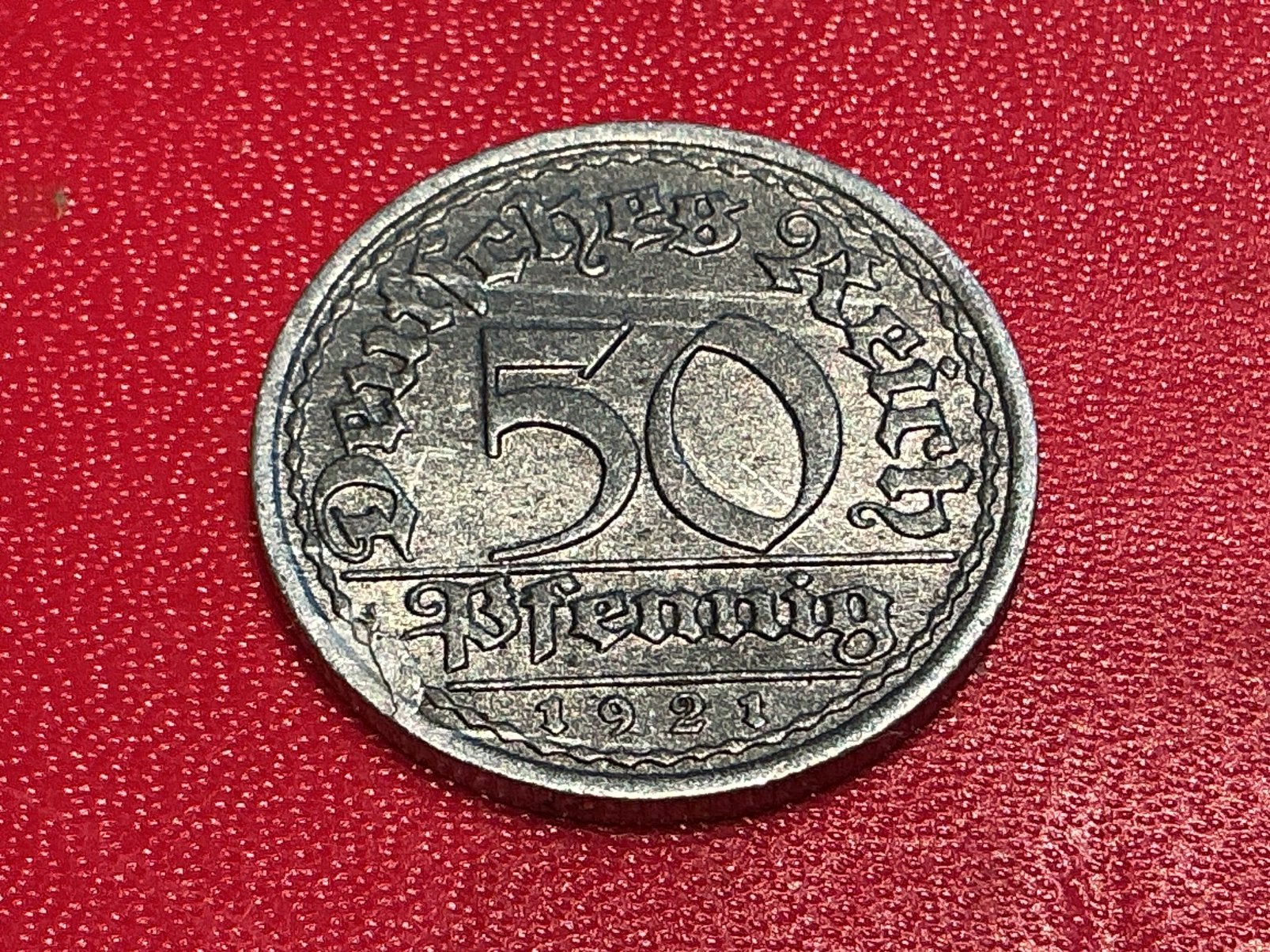 Allemagne 50 Pfennig 1921 F très beau, Enlèvement ou Envoi, Allemagne