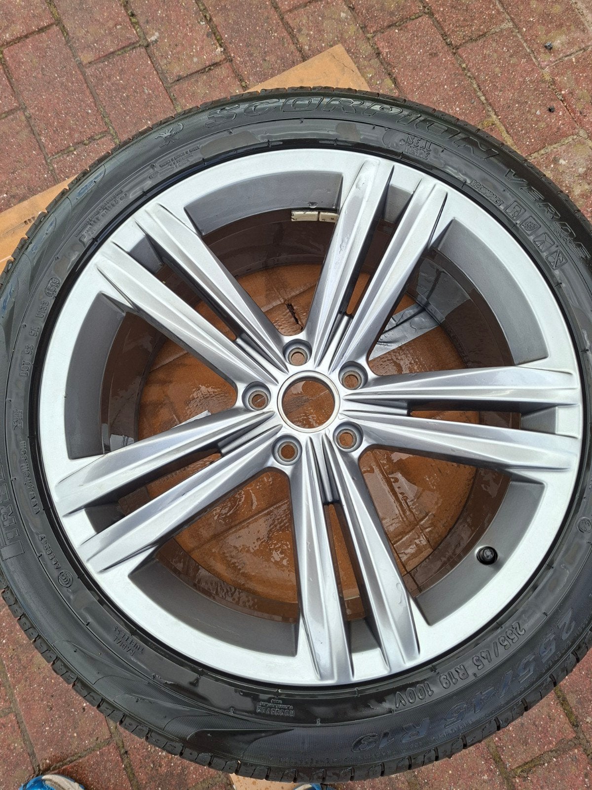 Jantes VW Sebring 19" - vw tiguan R-line, Autos : Pièces & Accessoires, Pneus & Jantes, 255 mm, Pneus été, Pneu(s), Utilisé
