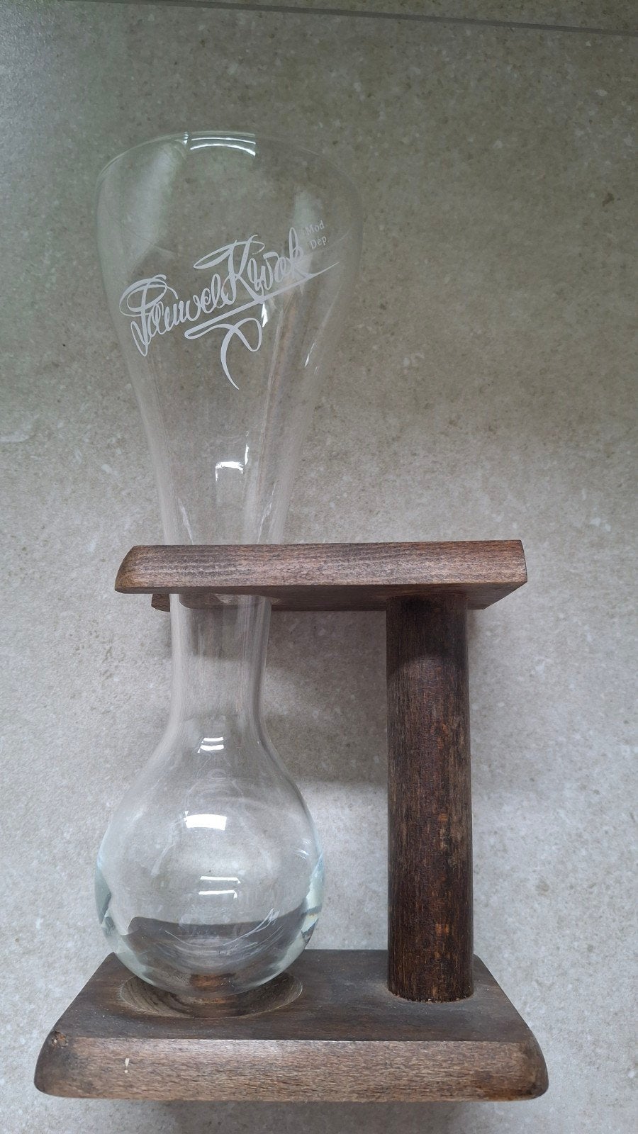 Kwak glas, Ophalen