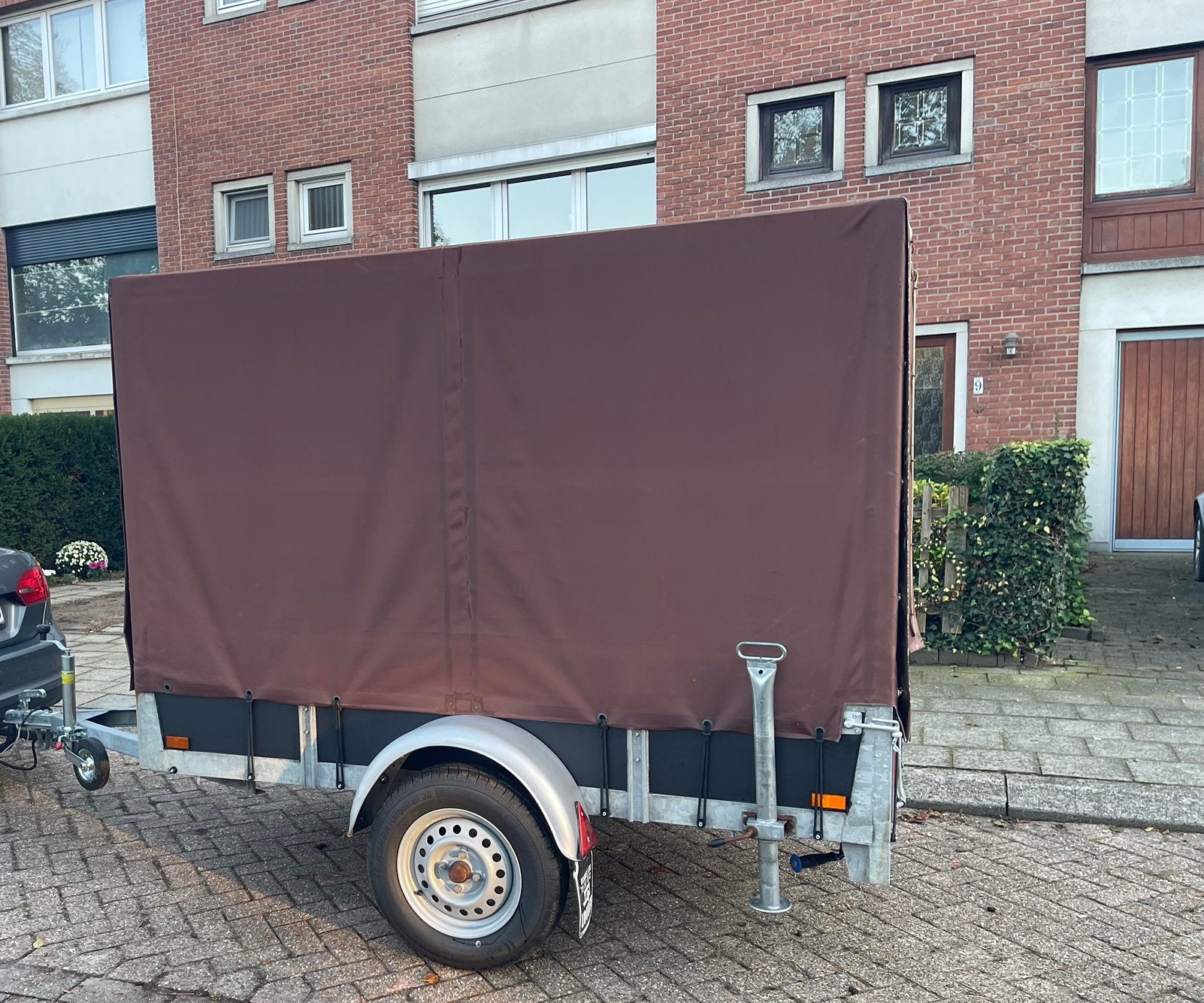 Huif aanhangwagen 750kg, Ophalen, Zo goed als nieuw