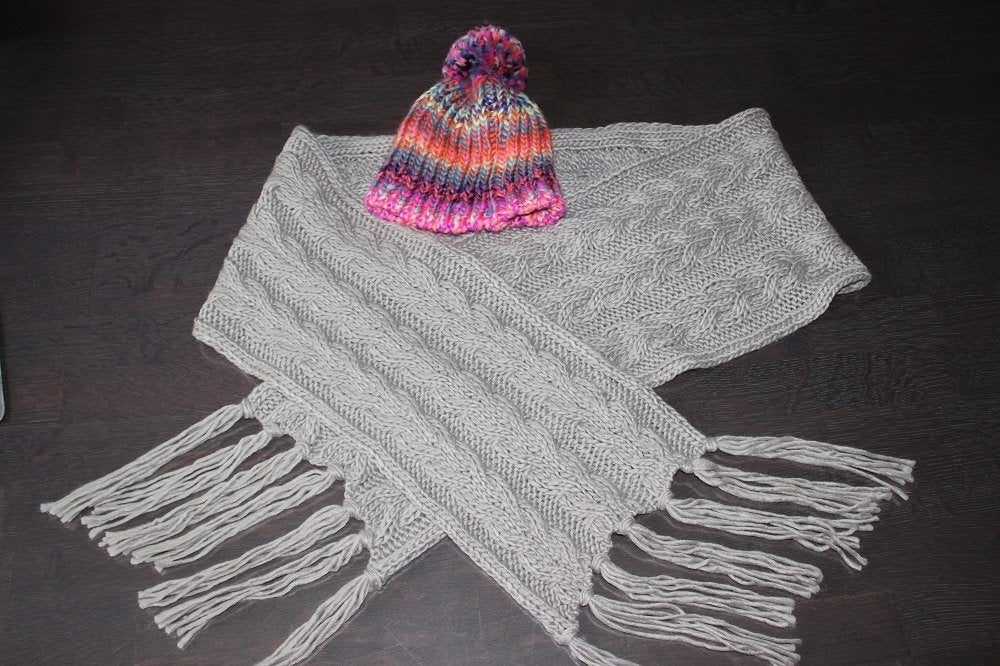 Set sjaal + muts NIEUW, Enfants & Bébés, Vêtements enfant | Bonnets, Écharpes & Gants, Enlèvement ou Envoi, Neuf, Fille, Bonnet
