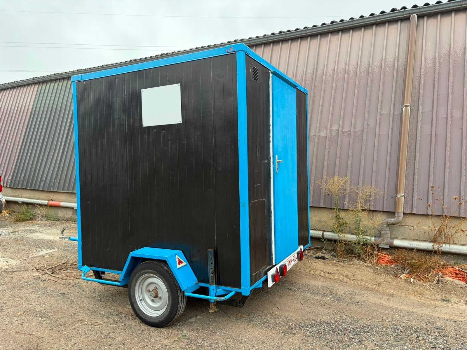 Remorque de chantier stockage, Utilisé