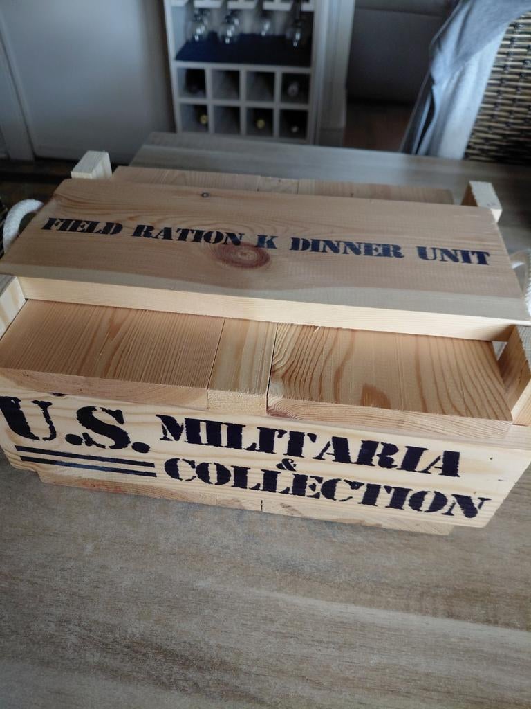 Kleine houten kist van Militaria, vrij zwaar, Ophalen, Minder dan 50 cm, Nieuw, Minder dan 50 cm