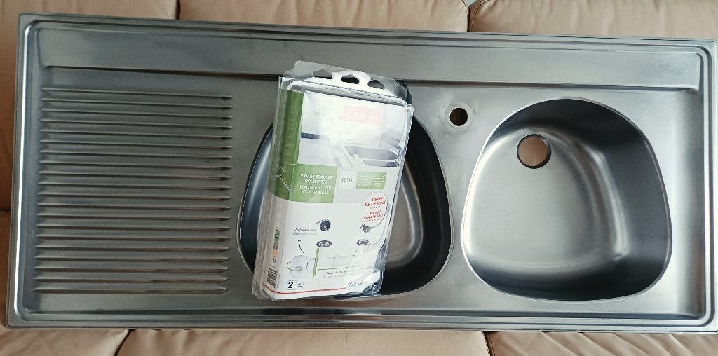 Spoelbak voor keuken + aansluitingen, Huis en Inrichting, Ophalen, Zo goed als nieuw