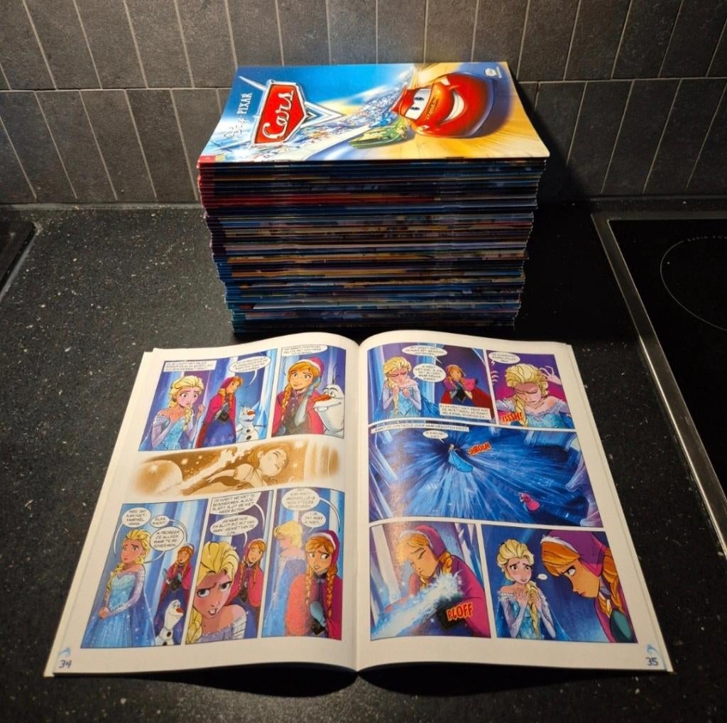 55 disney strips nieuw, Verzamelen, Disney, Ophalen