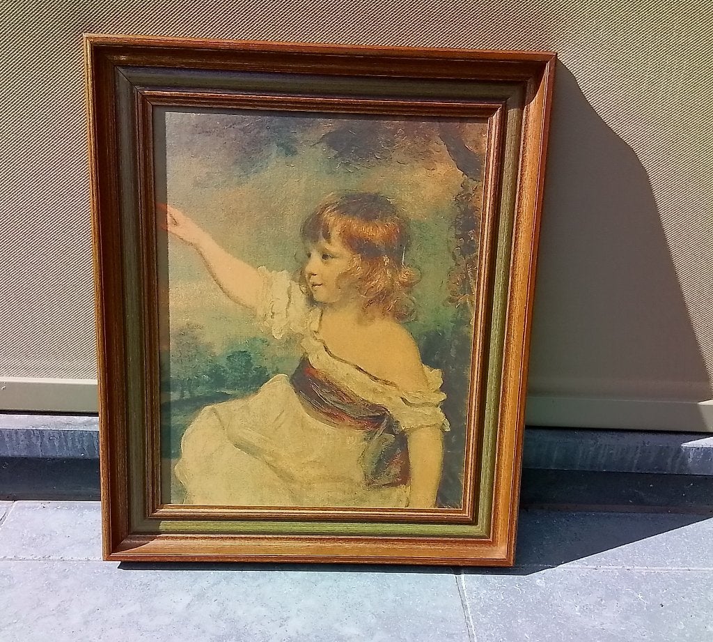 Schilderij (foto) in kader: Joshua Reynolds - Master Hare, Enlèvement
