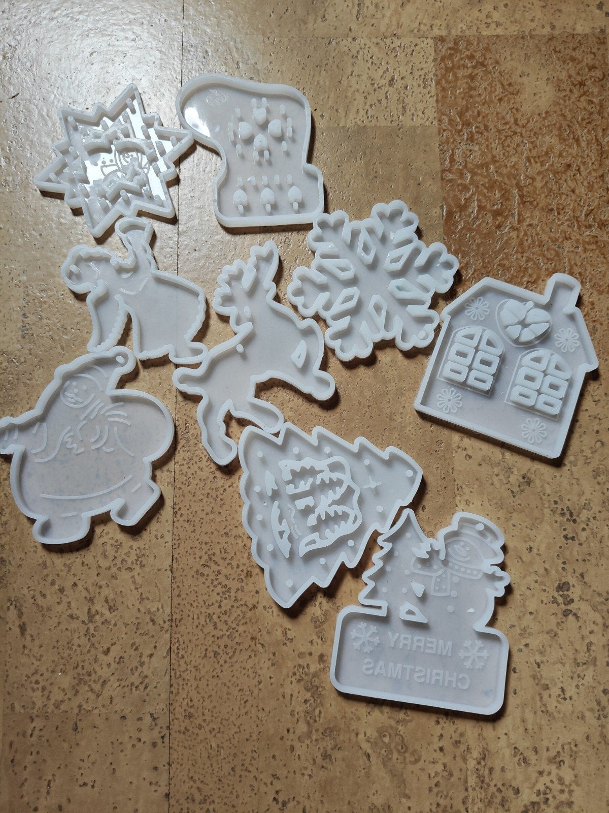 siliconen mallen epoxy. Kerst, Hobby en Vrije tijd, Ophalen of Verzenden