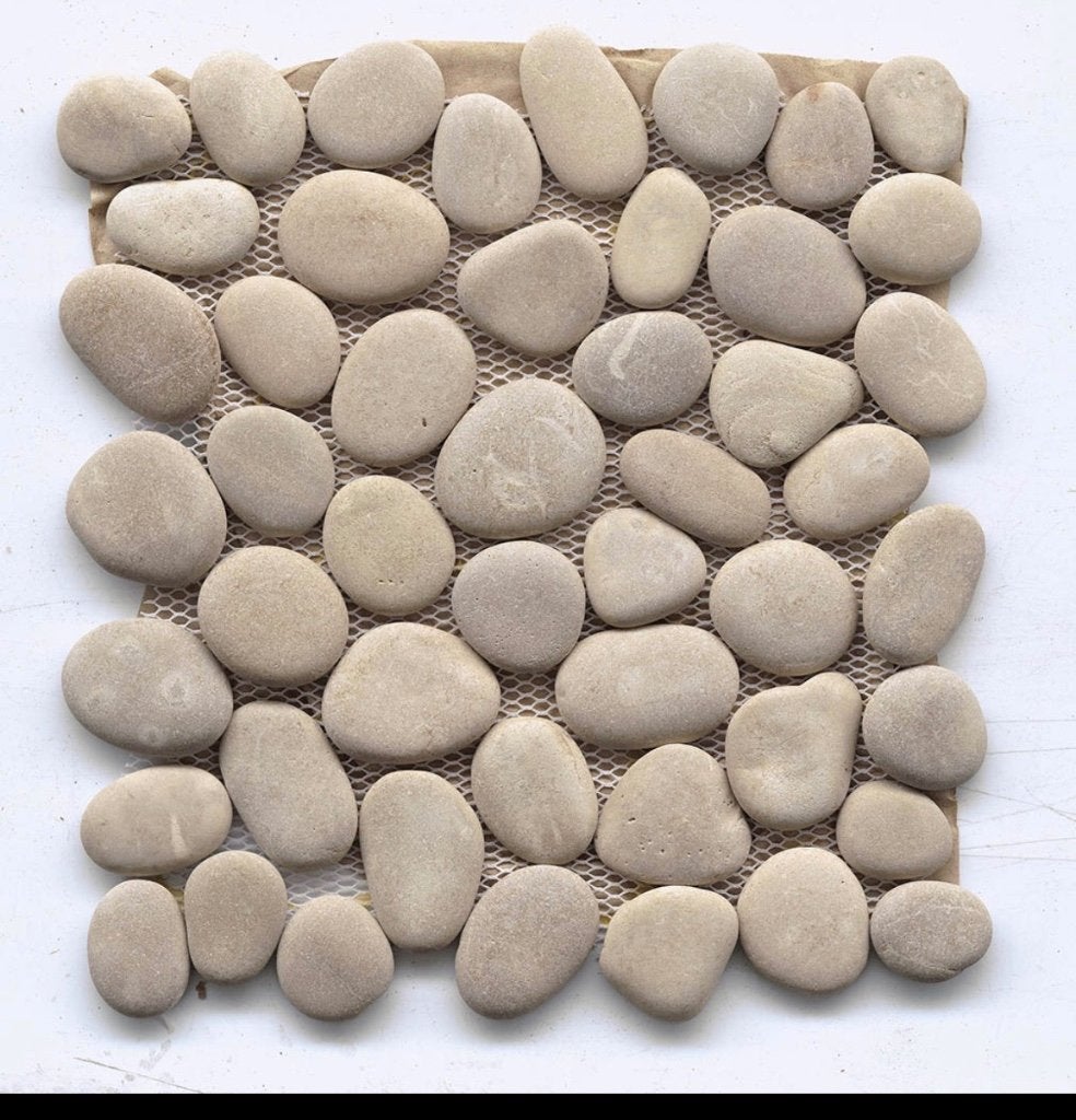 Mosaïque galets naturels Florida Beach Pebbles – 5 m² – Neuf, Ophalen, Crème, Overige typen, Nieuw