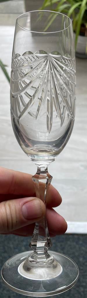 Artisanat de lorraine champagne glazen cristal, Ophalen